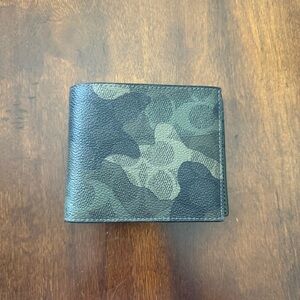 Coach Men's Camouflage Leather Wallet
